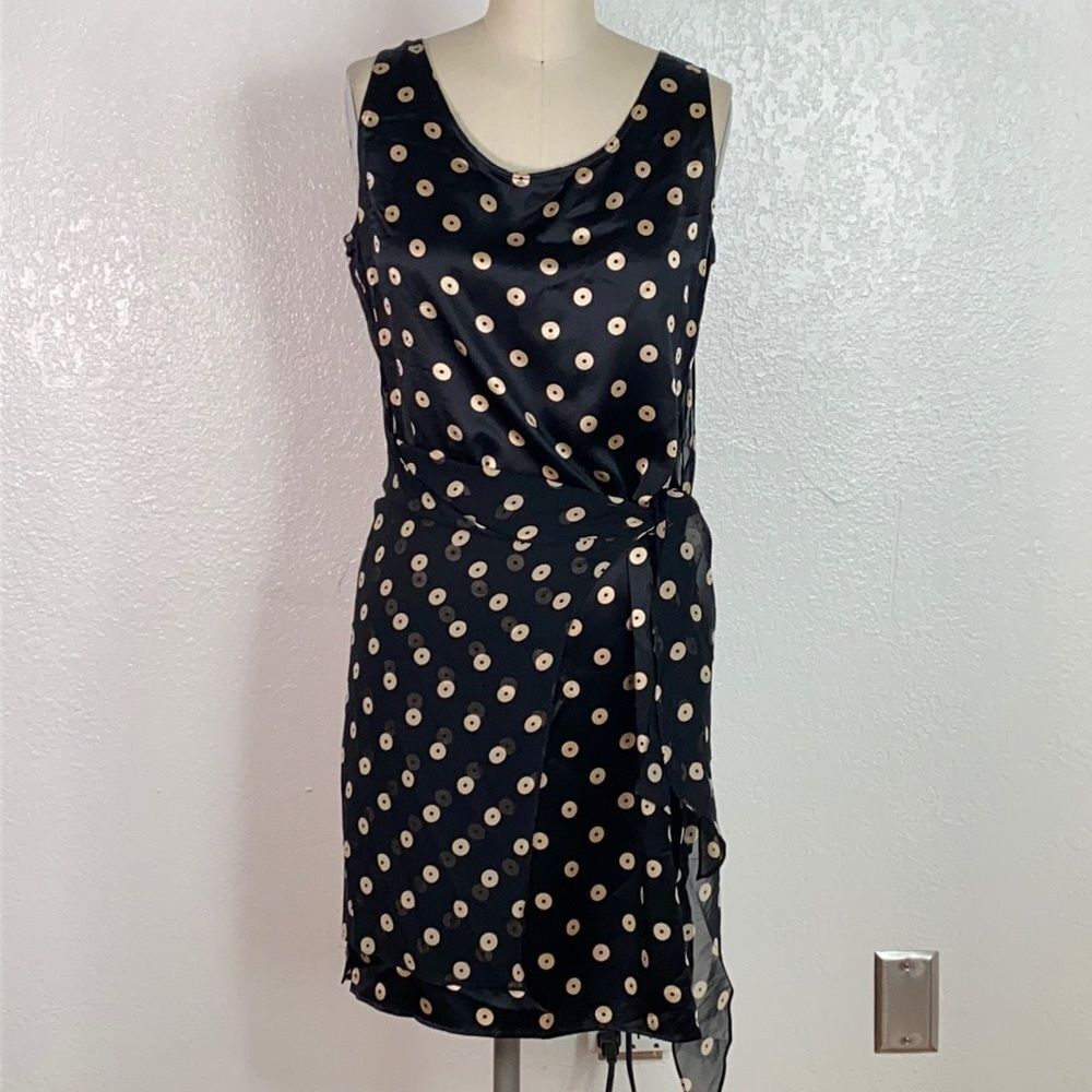 Vintage Flora Kung silk wrap dress 8